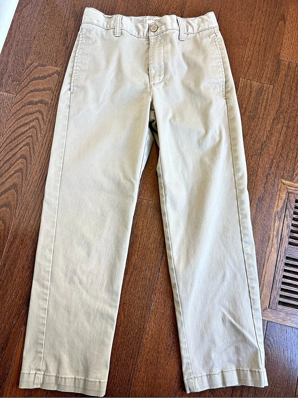 Cat & Jack Straight Leg Pants in Khaki Size 12
